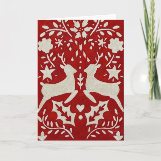 Cartes Pour Fêtes Annuelles Joie I de Noël (Devant)