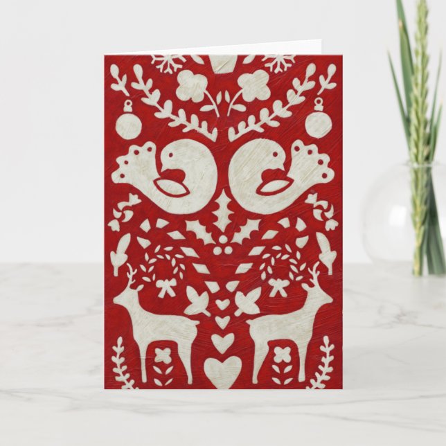 Cartes Pour Fêtes Annuelles Joie II de Noël (Devant)