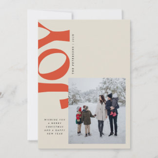 Cartes Pour Fêtes Annuelles Joie inclinée