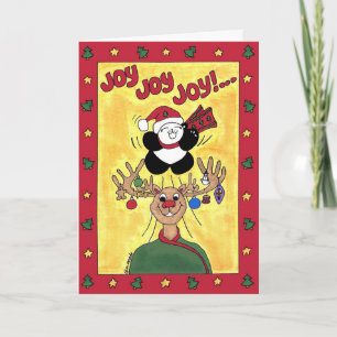 Cartes Pour Fêtes Annuelles Joie, joie, joie au monde