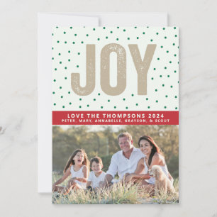 Cartes Pour Fêtes Annuelles Joie pois