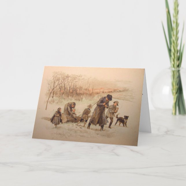 Cartes Pour Fêtes Annuelles Jol Yule (Devant)
