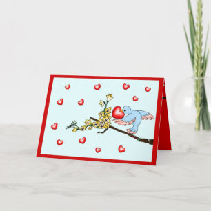 Cartes Pour Fêtes Annuelles Joli amour