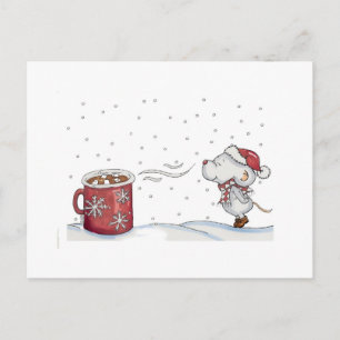 Cartes Pour Fêtes Annuelles Joli dessin à la main pour Noël