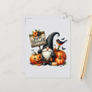 Cartes Pour Fêtes Annuelles Joli gnome d'Halloween