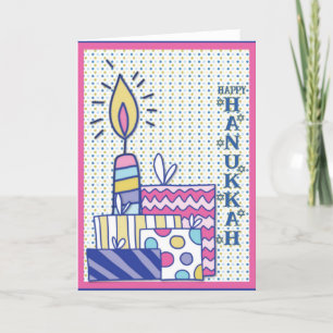 Cartes Pour Fêtes Annuelles Joli Hannukah coloré