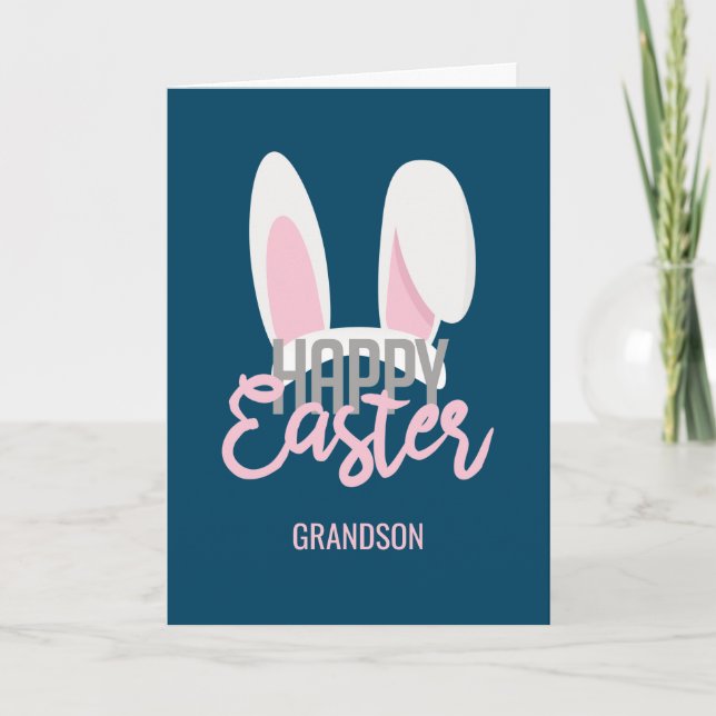 Cartes Pour Fêtes Annuelles Joli lapin (Devant)