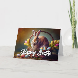 Cartes Pour Fêtes Annuelles Joli lapin de Pâques