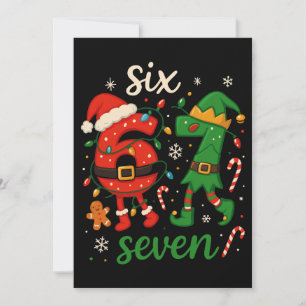 Cartes Pour Fêtes Annuelles Joli Noël Six Sept Mème 