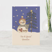 Joli Snowman Christmas Grandson
