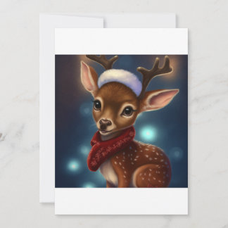 Cartes Pour Fêtes Annuelles Joli T-shirt cadeau de rennes de Noël