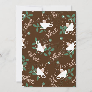 Cartes Pour Fêtes Annuelles Joli Teacup délicieux Thé