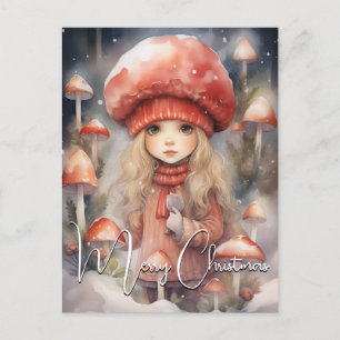 Cartes Pour Fêtes Annuelles Jolie Tabouret de Noël Pixie