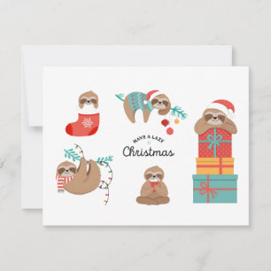 Cartes Pour Fêtes Annuelles Jolies fentes de Noël