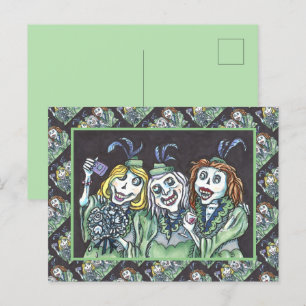 CARTES POUR FÊTES ANNUELLES JOLIMENT DÉPLAISANT ZOMBIE BRIDESMAIDS PRENDRE UN 