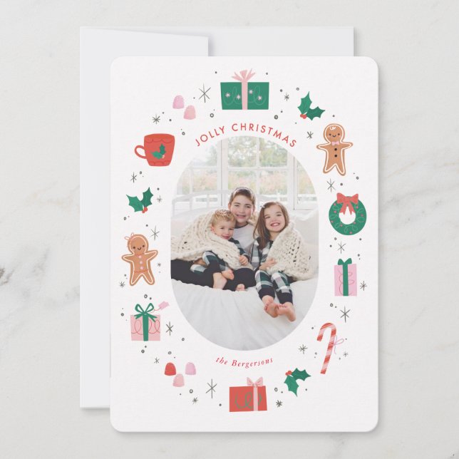 Cartes Pour Fêtes Annuelles Jolly Jappy Christmas (Devant)