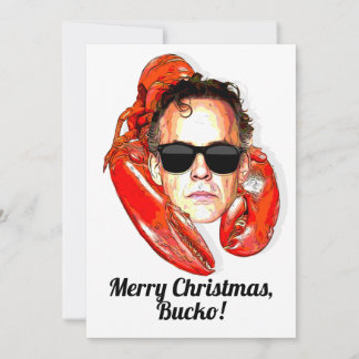 Cartes Pour Fêtes Annuelles Jordan Peterson Joyeux Noël, Bucko !