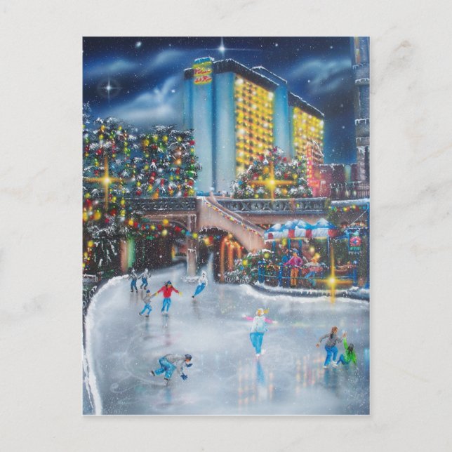 Cartes Pour Fêtes Annuelles Joseph-Palacial Noël-San Antonio (Devant)