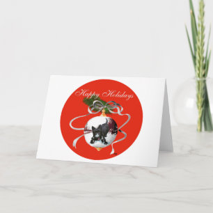 Cartes Pour Fêtes Annuelles Jouer Scottie Joyeuses vacances