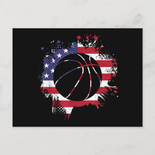 Cartes Pour Fêtes Annuelles Joueur américain de basket-ball