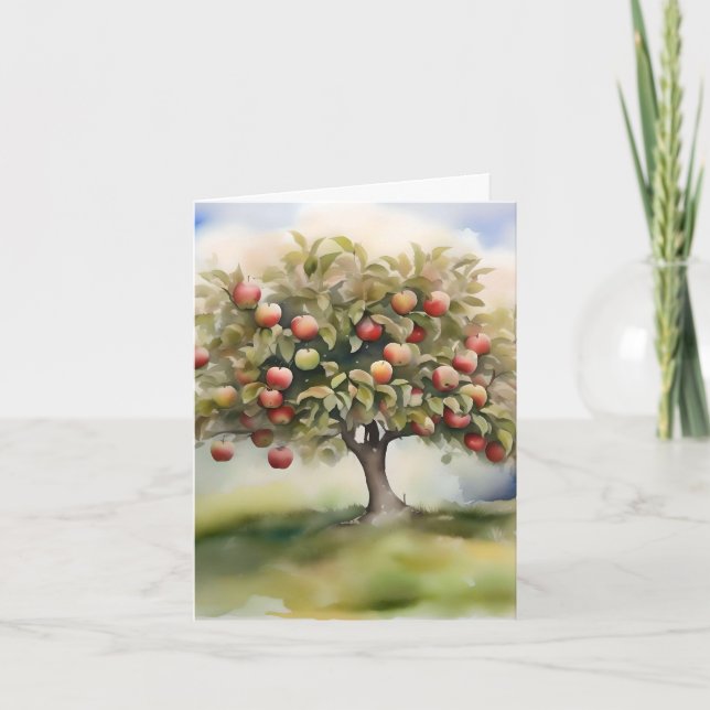 Cartes Pour Fêtes Annuelles Jour A - 6 janvier - Aquarelle et stylo (Devant)