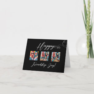 Cartes Pour Fêtes Annuelles Jour d'amitié moderne et heureux Collage photo