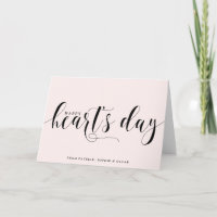 Jour de Jour de Blush Happy Heart Script | Saint V