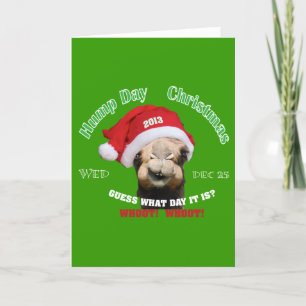 Cartes Pour Fêtes Annuelles Jour de la Humpe Noël
