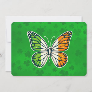 Cartes Pour Fêtes Annuelles Jour de la Saint-Patrick papillon irlandais