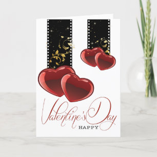 Cartes Pour Fêtes Annuelles Jour de la Saint-Valentin design élégant