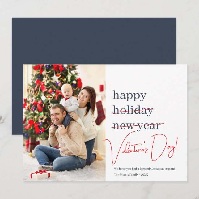 Cartes Pour Fêtes Annuelles Jour de la Saint-Valentin manqué (Devant / Derrière)