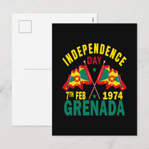 Cartes Pour Fêtes Annuelles Jour de l'indépendance de la Grenade