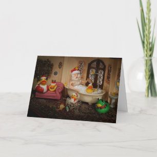 Cartes Pour Fêtes Annuelles Jour de spa !