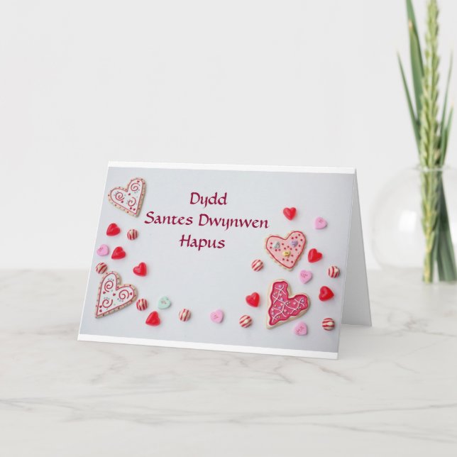 Cartes Pour Fêtes Annuelles Jour de St Dwynwen heureux (Devant)
