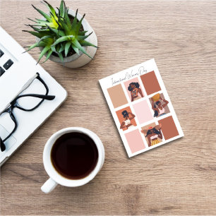 Cartes Pour Fêtes Annuelles Jour des femmes artistiques modernes / Mois noir B