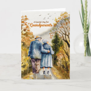Cartes Pour Fêtes Annuelles Jour des grands-parents du sentier forestier des c
