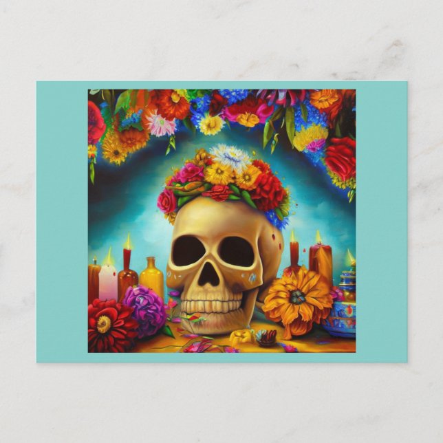 Cartes Pour Fêtes Annuelles Jour des Morts Ofendra 6 (Devant)
