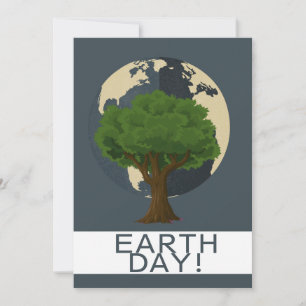 Cartes Pour Fêtes Annuelles jour des terres tous les jours, devenez écolo, Sau