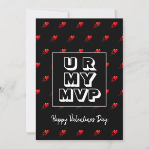 Cartes Pour Fêtes Annuelles Jour des Valentines du MVP U R MY