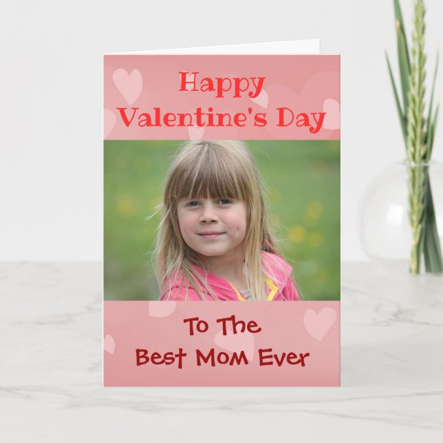 Cartes Pour Fêtes Annuelles Jour des Valentines Meilleure maman jamais enfant  (Devant)