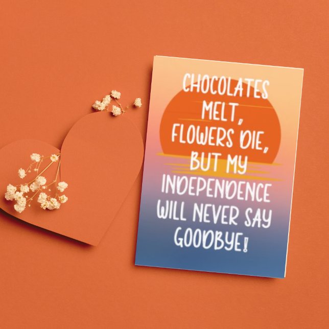 Cartes Pour Fêtes Annuelles Jour drôle des anti-Valentines (Buy or Download Now!)