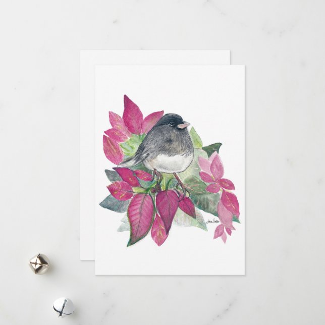 Cartes Pour Fêtes Annuelles Jour férié Junco (Devant/Arrière en situation)