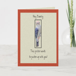 Cartes Pour Fêtes Annuelles Jour V : Ce pic veut planter