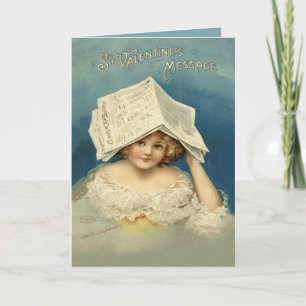 Cartes Pour Fêtes Annuelles Journal de la fillette Valentine