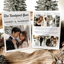 Journal unique Joyeux et Marié Photo Noël