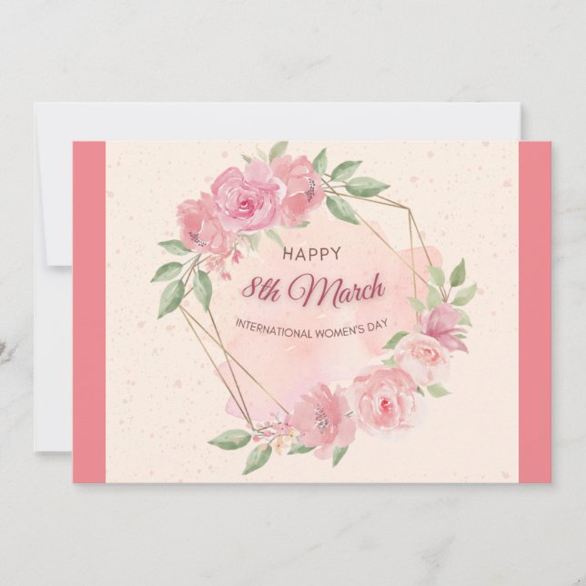 Cartes Pour Fêtes Annuelles journée internationale de la femme (Devant)