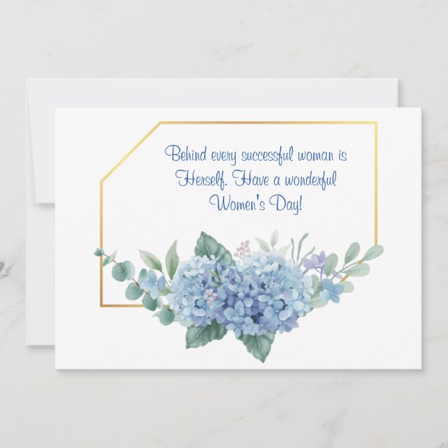 Cartes Pour Fêtes Annuelles journée internationale de la femme (Devant)