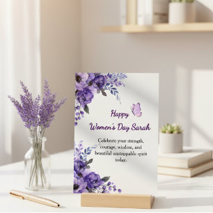 Cartes Pour Fêtes Annuelles Journée internationale des femmes Reine Patronne I