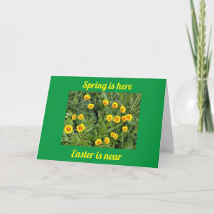 CARTES POUR FÊTES ANNUELLES JOURNÉE SPÉCIALE DE PRINTEMPS ET DE PÂQUES POUR LE