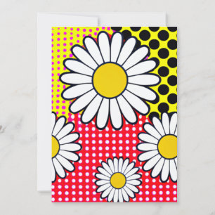 Cartes Pour Fêtes Annuelles Jours de marguerite